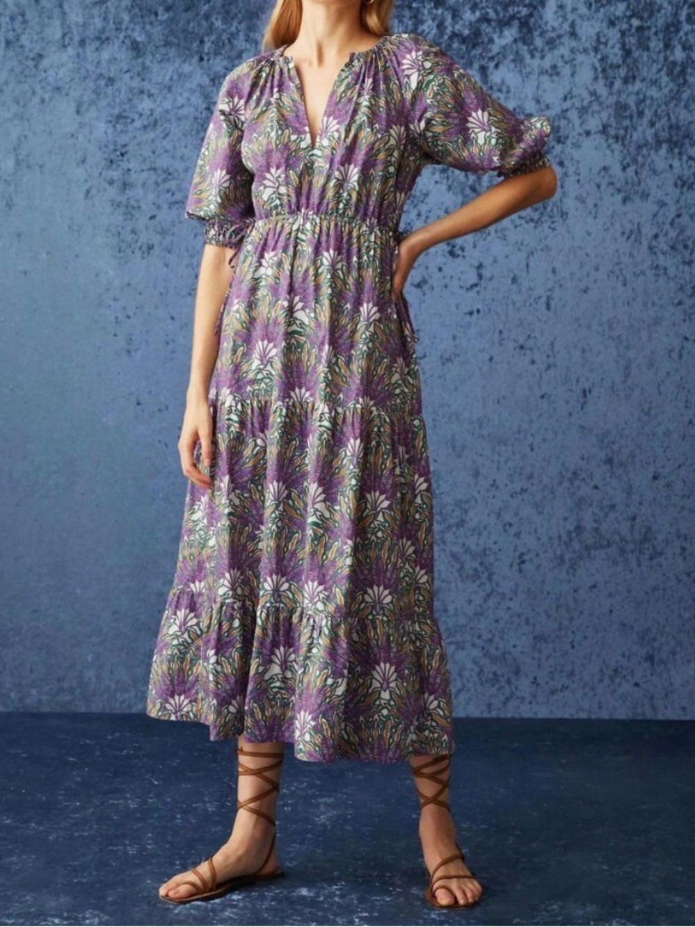 Marie Oliver Farin Midi Dress XS